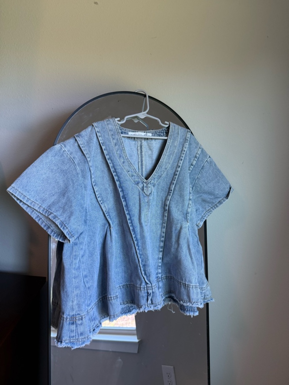 ALTARD STATE DENIM TOP Small